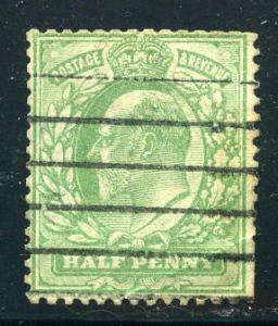 Great Britain - Scott #143 - Edward VII - 1904 1/2p - Used