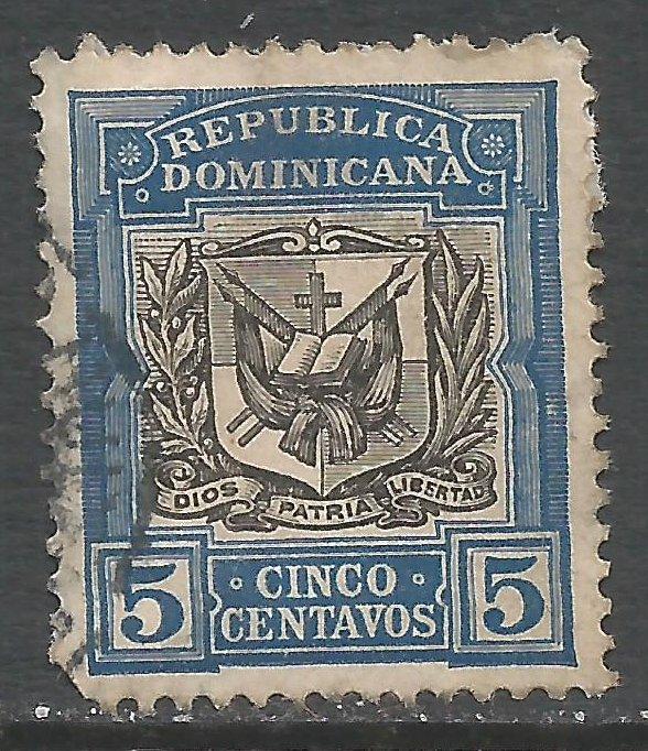 DOMINICAN REPUBLIC 175 VFU ARMS I136-7