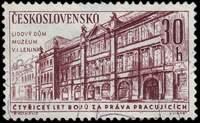 Czechoslovakia SG#1226 Used - 1961 30h.  - Museums, Lenin