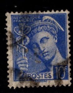 FRANCE Scott 359 Used 10c Mercury stamp