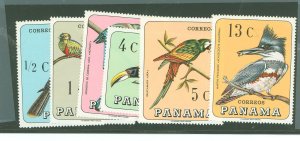 Panama #478-478E  Single (Complete Set)