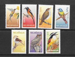 BIRDS - NICARAGUA #1500-6  MNH