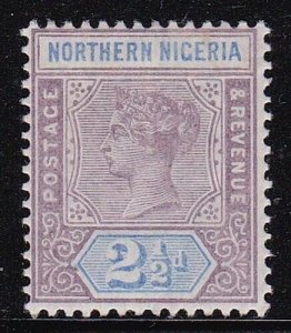 Album Treasures Northern Nigeria Scott # 4   2 1/2p  Victoria  Mint Hinged