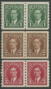 CANADA #238-240 MINT PAIR SET