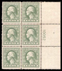 USA 536 Unused (MH) Plate Block of 6