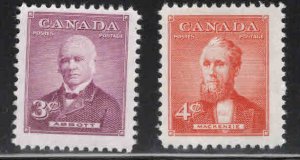 Canada Scott 318-319 MNH** stamp set expect similar centering