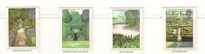 Great Britain Sc 1027-0 1983 Public Garden stamp set mint NH