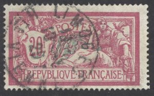 France Sc# 132 Used 1926 20fr Liberty & Peace