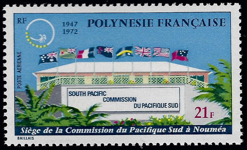 French Polynesia Sc C85 MNH VF SCV$11...French Colonies are Hot!