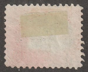 Somali Coast Postage Stamp Scott#53, Used Hinged 10, Palm, House, Post mark