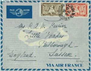 91229 -  INDOCHINE - Postal History - AIRMAIL  COVER  to  ENGLAND  1943