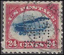 C3 Used... SCV $30.00... Perfin