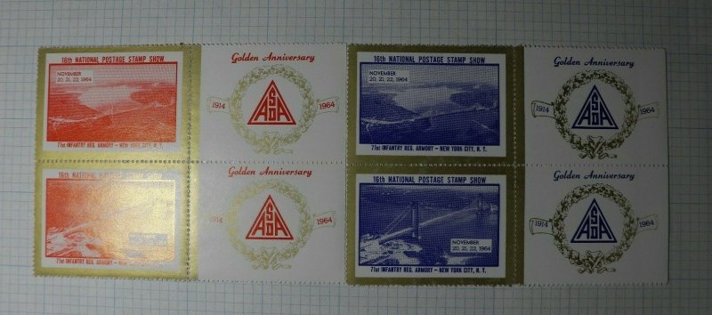 ASDA Anniversary 1964 Infantry Reg Armory NY NY Philatellic Souvenir A Label