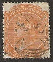 South Australia 98, used, 1893, (a342)