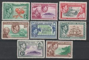 PITCAIRN ISLANDS 1940 KGVI PICTORIAL RANGE TO 2/6