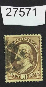 US STAMPS #209 USED LOT #27571