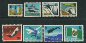 RHODESIA #280, 282 ,283, 287, 290, 291, 292, 293 MINT (A)