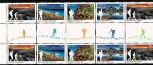 AUSTRALIA   2015  GREAT AUSTRALIAN WALKS MNH GUTTERSTRIP