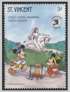 ST. VINCENT DISNEY STAMP. UNUSED. # 3