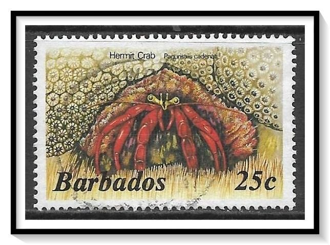 Barbados #646b Marine Life Used