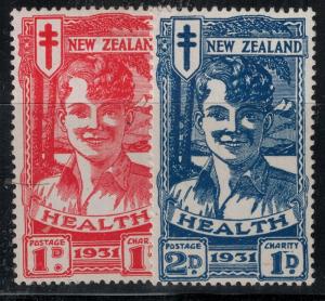 New Zealand 1930 SC B3-B4 Mint SCV$ 200.00 Set