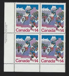 Canada  plate block  mnh  #  780