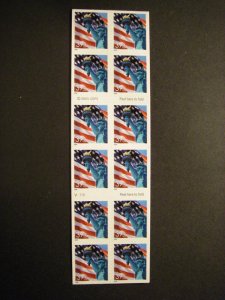 Scott 3985a, 39 cent Statue of Liberty, Pane of 20, #V1111, MNH Beauty