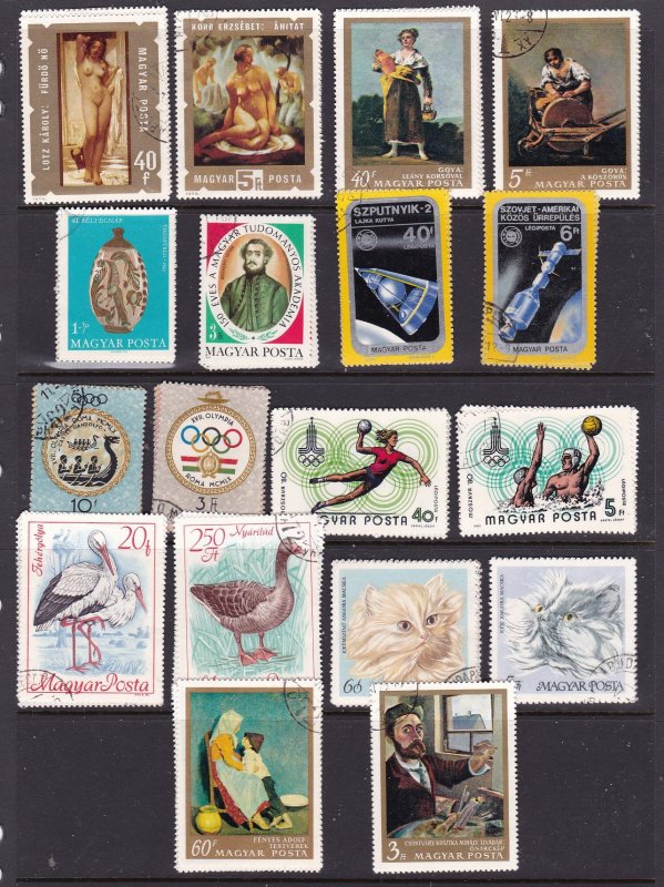 Hungary x 9 used full sets