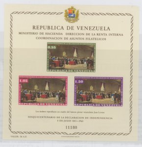 Venezuela #C806a Mint (NH) Souvenir Sheet