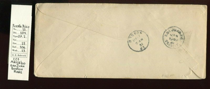 Puerto Rico U10 Postal Stationary Used Stamped Entire (916 D)