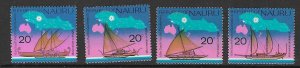 NAURU SG133/6 1975 SOUTH PACIFIC COMMISSION CONFERENCE MNH