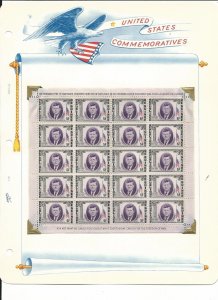 Guinea Collection, John F Kennedy, 6 White Ace Pages Mint NH Sets, Sheets