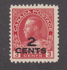 Canada #140a Mint Admiral Provisional