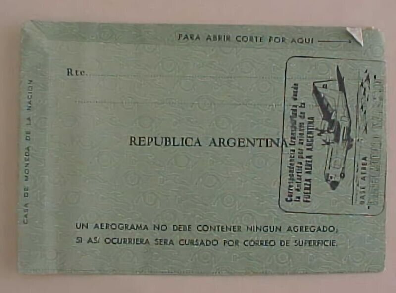 ARGENTINA  ANTARCTIC AIR LETTER