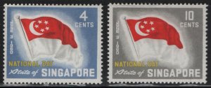 SINGAPORE  49-50  MNH  SET