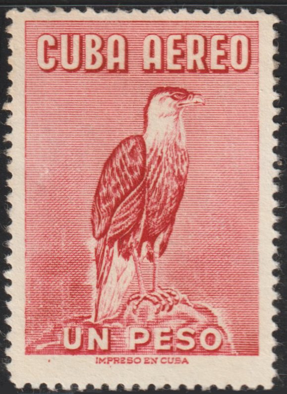 1956 Cuba Stamps  C144 Birds Northern Caracara  MNH