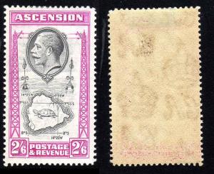 ASCENSION KGV 1934 Issue 2s.6d. Scott 31 SG29 MH CV £48