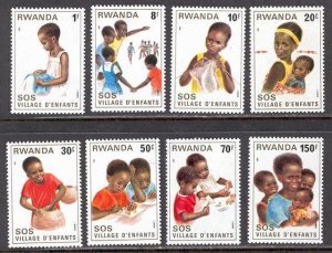 Rwanda MNH 1019-26 Children's Village 1981 SCV 7.95