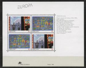 PORTUGAL, EUROPA 1993, SOUVENIR SHEET, NH		