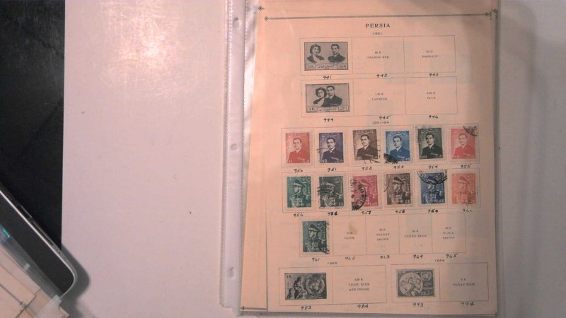 IRAN COLLECTION ON ALBUM PAGES, MINT/USED HIGH VALUE