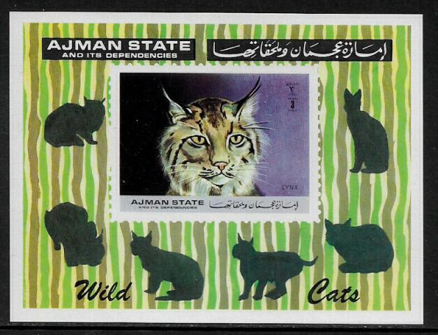 Ajman Michel #Block360 MNH S/Sheet - Lynx