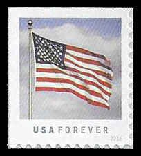 PCBstamps  US #5055 Bk Sgl {47c}U.S. Flag, (32)