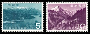Japan 1963 Scott #797-798 Mint Never Hinged