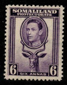 SOMALILAND SG98 1938 6a VIOLET MNH