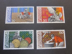 Liechtenstein 1982 Sc 740-43 set MNH