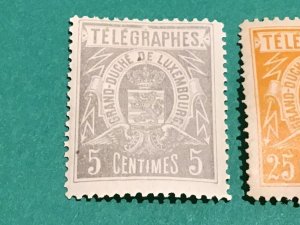 Luxembourg Telegraphs Mounted mint stamps A12118