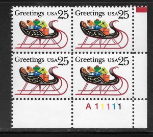#2428 MNH Plate Block