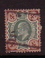 Great Britain Sc 133 1902 4 d Edward VII stamp used