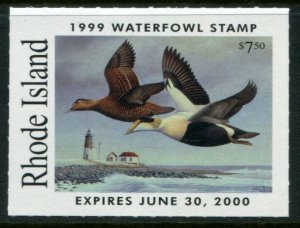 RI-11 US $7.50 Rhode Island Waterfowl Stamp, MNH