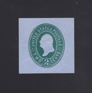 Scott #U321 Mint Cut Square, Cat $150.00